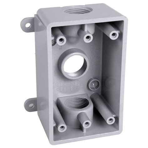 electrical box 1 inch plug|electrical wall outlet boxes.